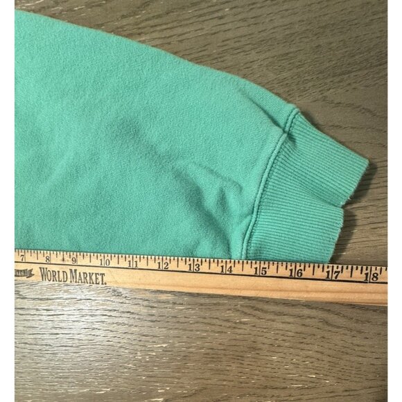 Aerie American Eagle Ice Cold Ski Resort Oversized Green Sweatshirt Size Medium - Picture 5 of 10